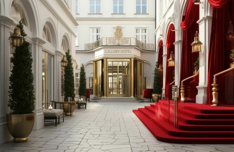 Planene omfatter også Lilleby hotell med 1.700 senger. Planene omfatter også Lilleby hotell med 1.700 senger. Foto: Lillebyparken