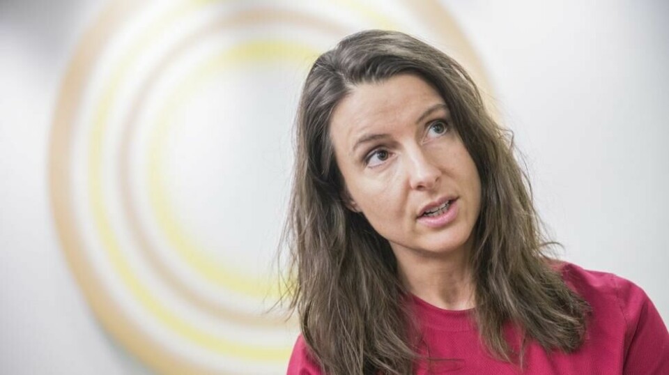 Jenny Klinge (Sp) vil ha svar fra både finansminister og beredskapsminister om engangsavgiften på brannbiler. Foto: Stian Lysberg Solum / NTB scanpix