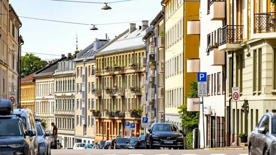 Oslo 20240731. Diverse bilder av boliger og fasader i Oslo. Fra området Adamstuen. Foto: Tor Erik Schrøder / NTB