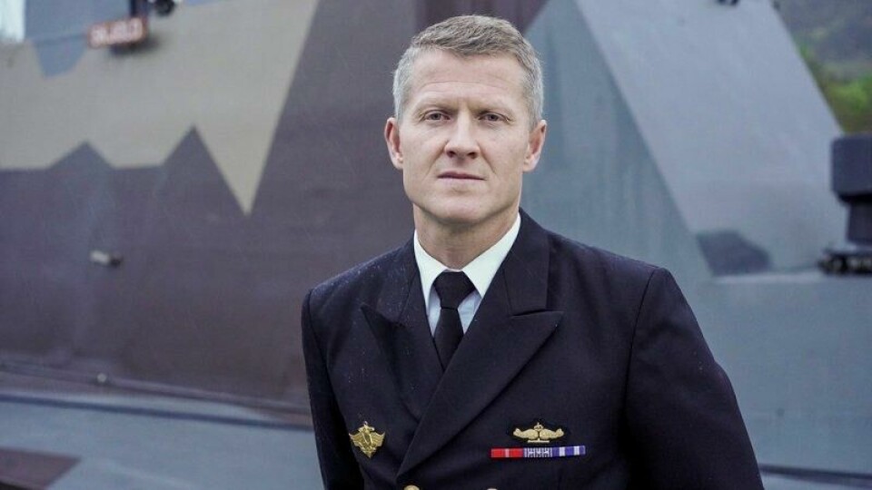 Sjef for sjøforsvaret, Oliver Berdal.