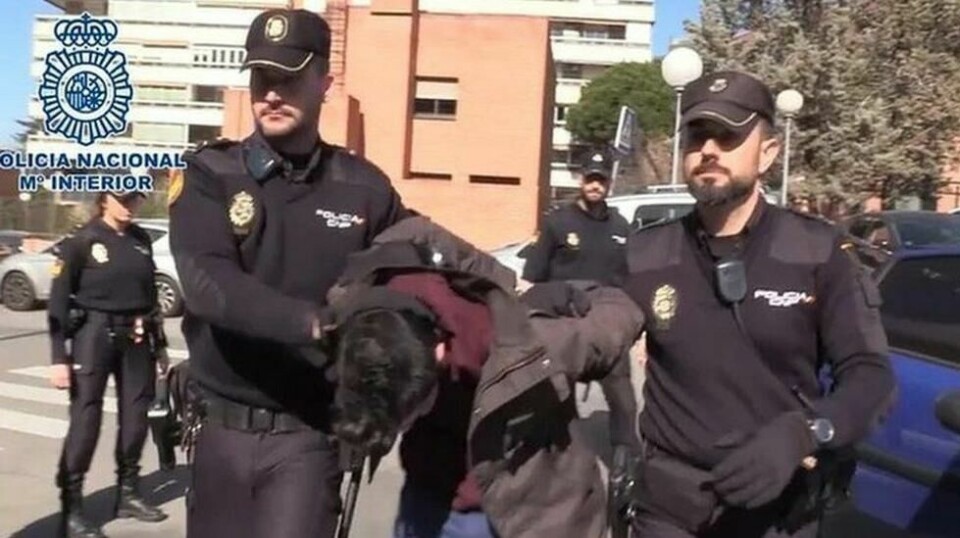 Alberto Sánchez Gómez da han ble arrestert av politiet i 2019.