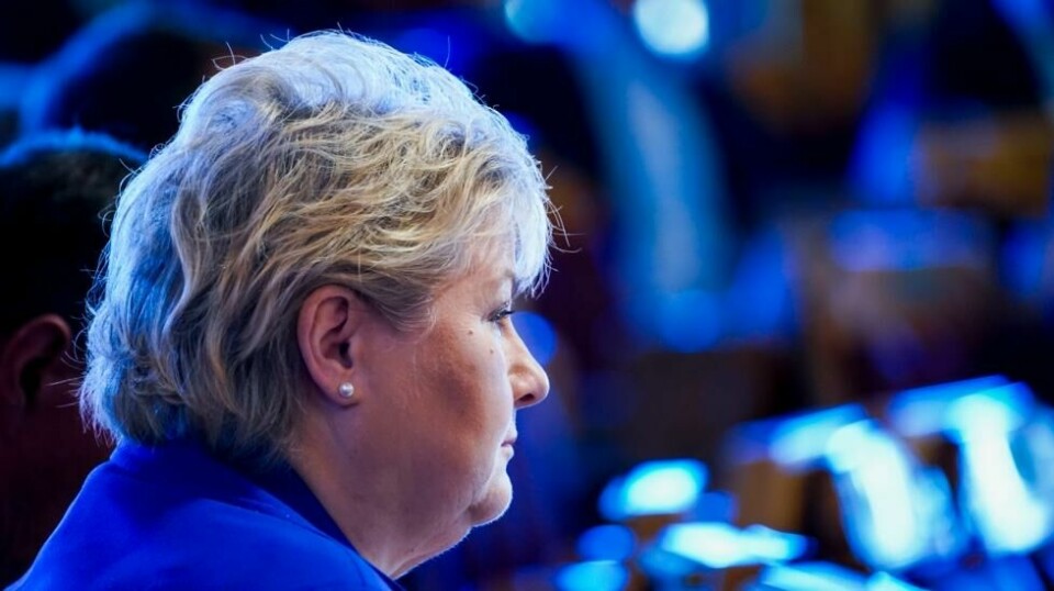Høyre og Erna Solberg faller 4,4 prosentpoeng på oktobermålingen til ABC Nyheter og Altinget.