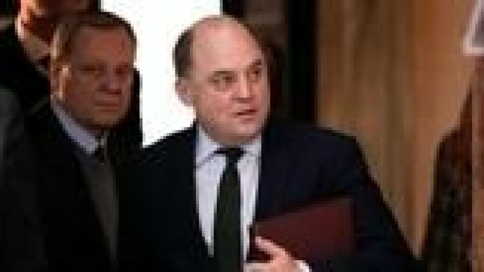 Storbritannias forsvarsminister Ben Wallace fortalte en nedtonet versjon da han omtalte hendelsen overfor underhuset i fjor. Foto: Andrew Medichini / AP / NTB Storbritannias forsvarsminister Ben Wallace fortalte en nedtonet versjon da han omtalte hendelsen overfor underhuset i fjor. Foto: Andrew Medichini / AP / NTB Foto: NTB