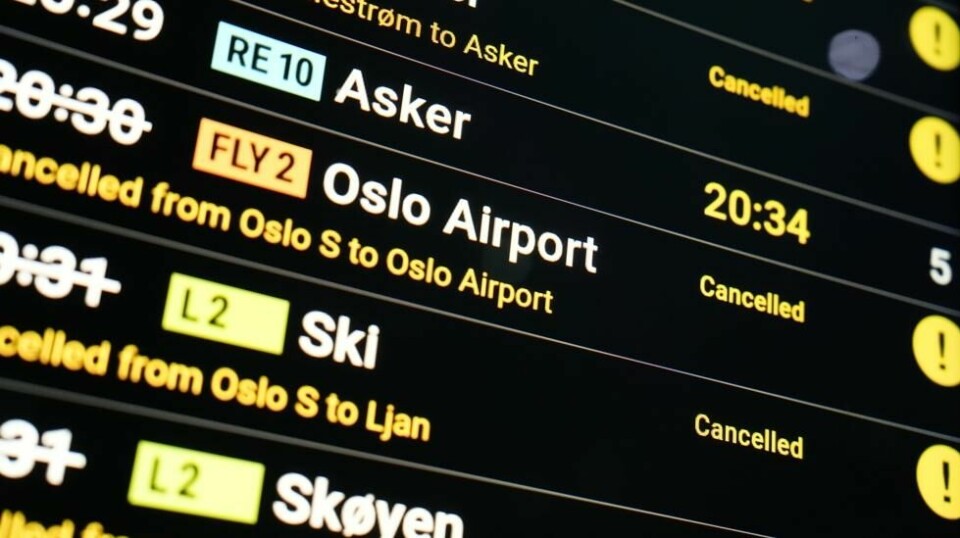 Det er problemer med Bane Nors informasjonssystem. Foto: Beate Oma Dahle / NTB