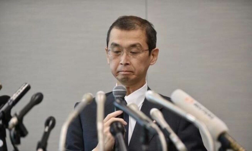 Takata-sjef Shigehisa Takada har ikke akkurat hatt noen enkel jobb med å forsøke å rydde opp i alle problemene airbag-feilen har skapt. Foto: Scanpix Takata-sjef Shigehisa Takada har ikke akkurat hatt noen enkel jobb med å forsøke å rydde opp i alle problemene airbag-feilen har skapt. Foto: Scanpix