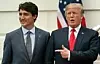 Canadas statsminister Justin Trudeau og USAs president Donald Trump, i forbindelse med Trudeaus besøk i Det hvite hus tidligere i år. Foto: Carolyn Kaster / AP / NTB scanpix Foto: NTB scanpix