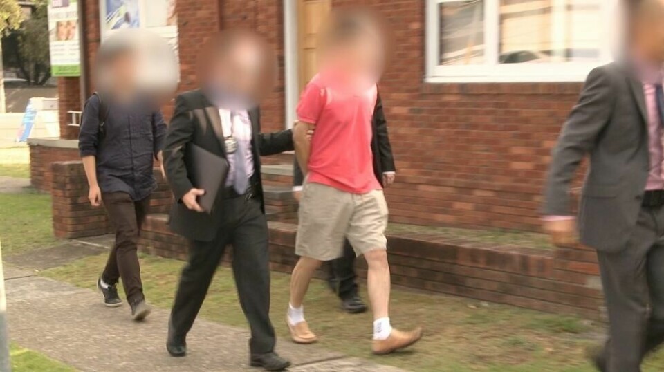 Chan Han Choi ble arrestert av føderalt australsk politi i Sydney i 2017. Foto: Australian Federal Police / Aaron Gaffney