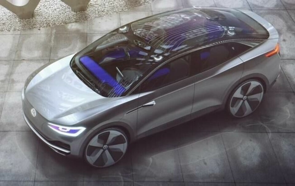 VW har også en elektriske crossover i konseptbil-stallen sin. VW har også en elektriske crossover i konseptbil-stallen sin.