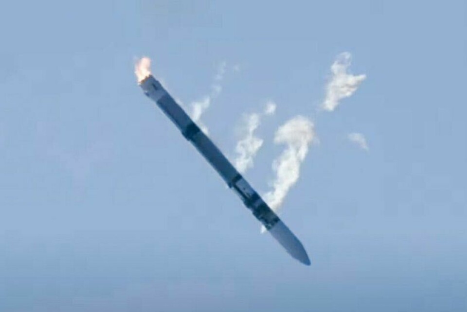 Raketten Spectrum fra det tyske romfartsselskapet Isar Aerospace, eksploderte da den falt ned igjen rundt 25 sekunder etter oppskytning søndag.