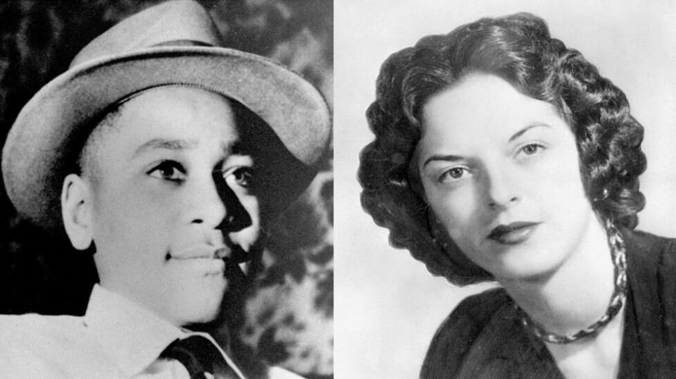Emmet Till (t.v) endte opp med å bli drept etter å ha møtt på Carolyn Bryant Donham i 1955. Sistnevnte døde denne uken.