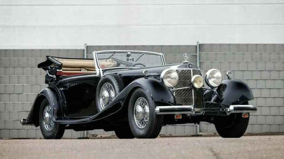 RM Sotheby’s er svært forsiktige når det blir noe som ikke kan dokumenteres på Mercedes-Benz, så bilen ble trukket fra Paris-auksjonen i februar.