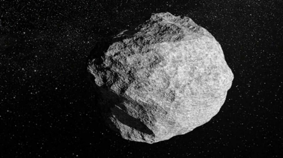 Størrelsen på «2024 YR4» er beregnet å være mellom 40 og 100 meter stor. Forskere har regnet ut det eksakte trefftidspunktet til 22. desember 2032, ifølge den europeiske romfartsorganisasjonen ESA, og NASA. (Illustrasjon: ESA)