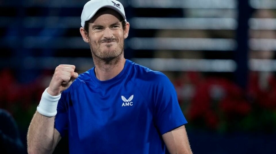 Andy Murray under turneringen i Dubai denne uka. Foto: Kamran Jebreili / AP / NTB