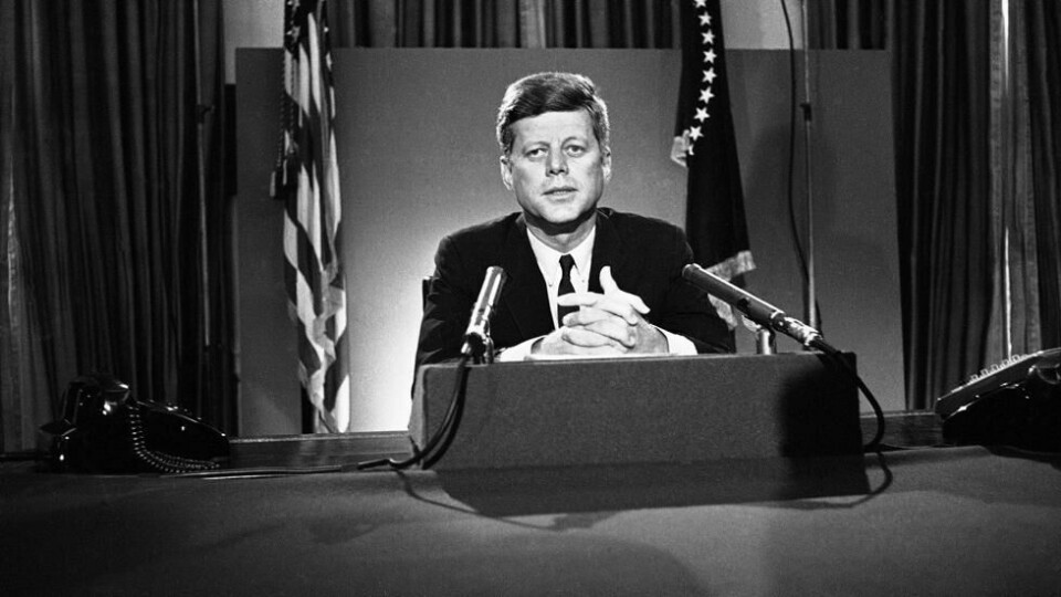 John F. Kennedy var smertelig klar over den livsfarlige makten, og ansvaret, alle land med atomvåpen har. John F. Kennedy var smertelig klar over den livsfarlige makten, og ansvaret, alle land med atomvåpen har. Foto: John Rous / AP/NTB