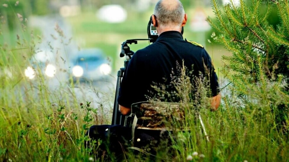 Politiets laserkontroll viste at mannen hadde kjørt i 136 kilometer i timen. Tester tatt i etterkant har vist at bilen ikke kan kjøre så fort. Dermed slipper han å sone 21 dager i fengsel.Illustrasjonsfoto:Stian Lysberg Solum / NTB scanpix