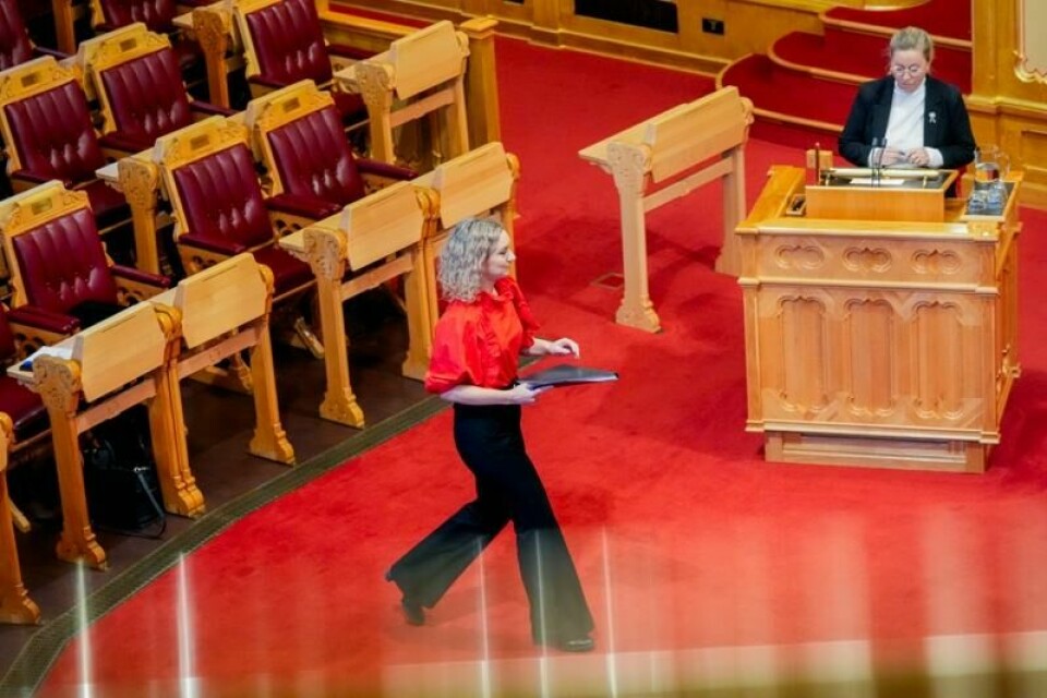 Digitaliserings- og forvaltningsminister Karianne Tung (Ap) har bedt om å få redegjøre for Stortinget om teletrøbbelet som har funnet sted fire ganger på fire måneder. Foto: Terje Bendiksby / NTB