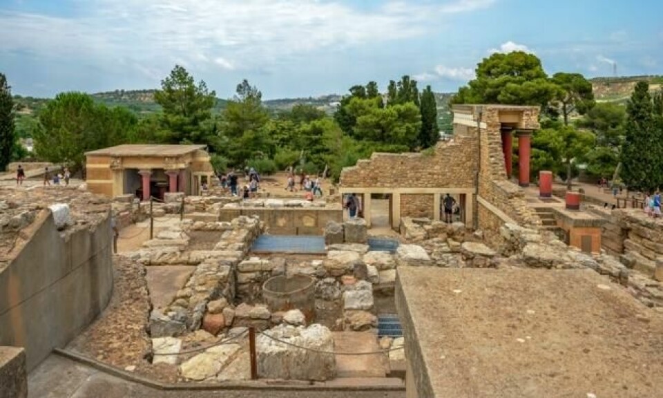 Knossos er det største arkeologiske stedet på Kreta. Siden den romerske perioden har Knossos blitt foreslått som kilde for myten om labyrinten. Foto: Colourbox.com Knossos er det største arkeologiske stedet på Kreta. Siden den romerske perioden har Knossos blitt foreslått som kilde for myten om labyrinten. Foto: Colourbox.com