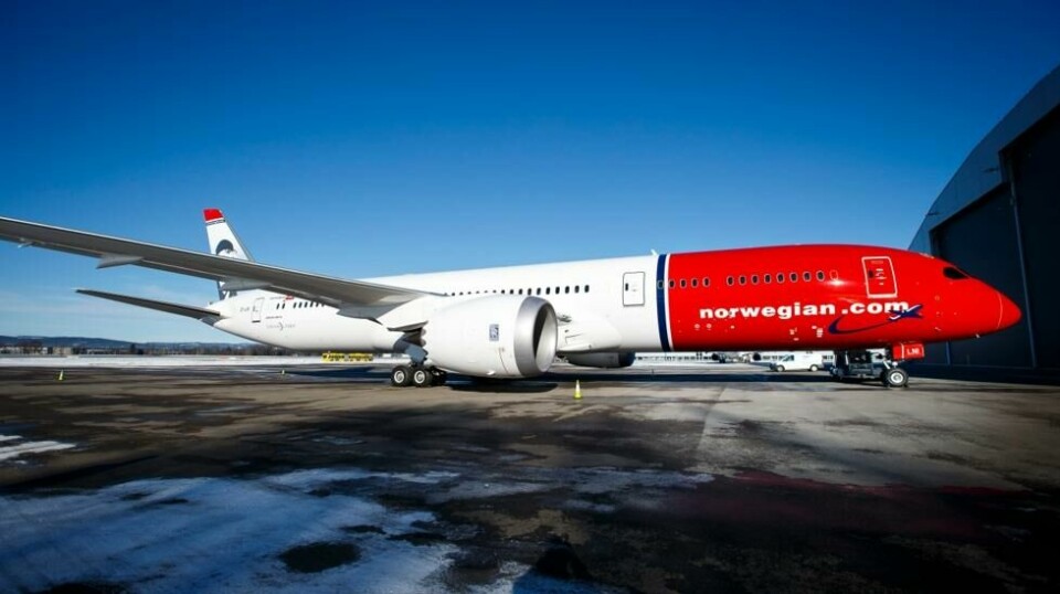 Norwegians Boeing 787 Dreamliner-fly brukes som «krisefly» på høyfrekvente ruter i Europa mens 737 MAX 8-flyene er på bakken. Foto: Heiko Junge/NTB scanpix