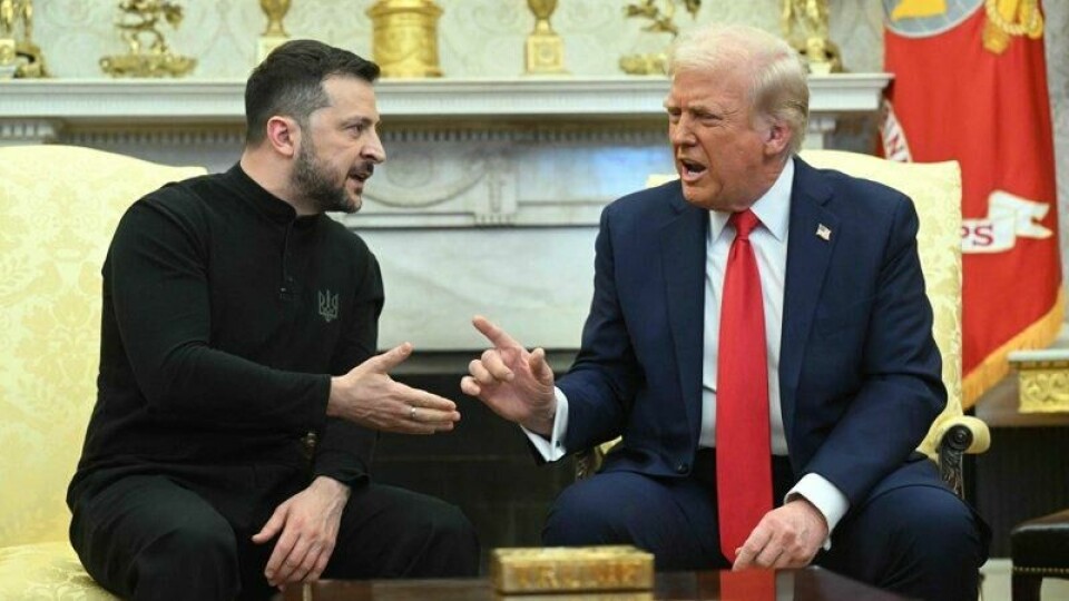 USAs president Donald Trump tok fredag imot Ukrainas president Volodymyr Zelenskyj i Det hvite hus.