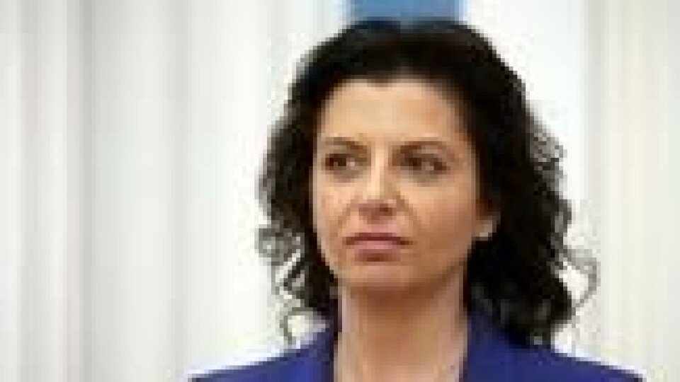 Den russiske kringkasteren RTs sjefredaktør Margarita Simonyan deltar på en prisutdeling i Moskva, Russland, tirsdag 20. desember 2022. Illustrasjonsbilde. Den russiske kringkasteren RTs sjefredaktør Margarita Simonyan deltar på en prisutdeling i Moskva, Russland, tirsdag 20. desember 2022. Illustrasjonsbilde. Foto: Valeriy Sharifulin / Sputnik / Kremlin Pool Photo via AP / NTB