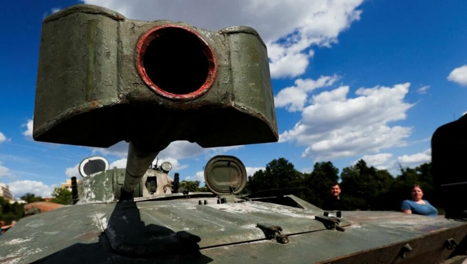Utstillingen er i regi av Ukrainas innenriksdepartement. Utstillingen er i regi av Ukrainas innenriksdepartement. Foto: NTB / REUTERS