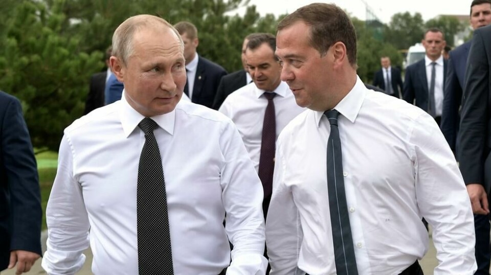 Dmitrij Medvedev er en viktig støttespiller for Russlands president Vladimir Putin.