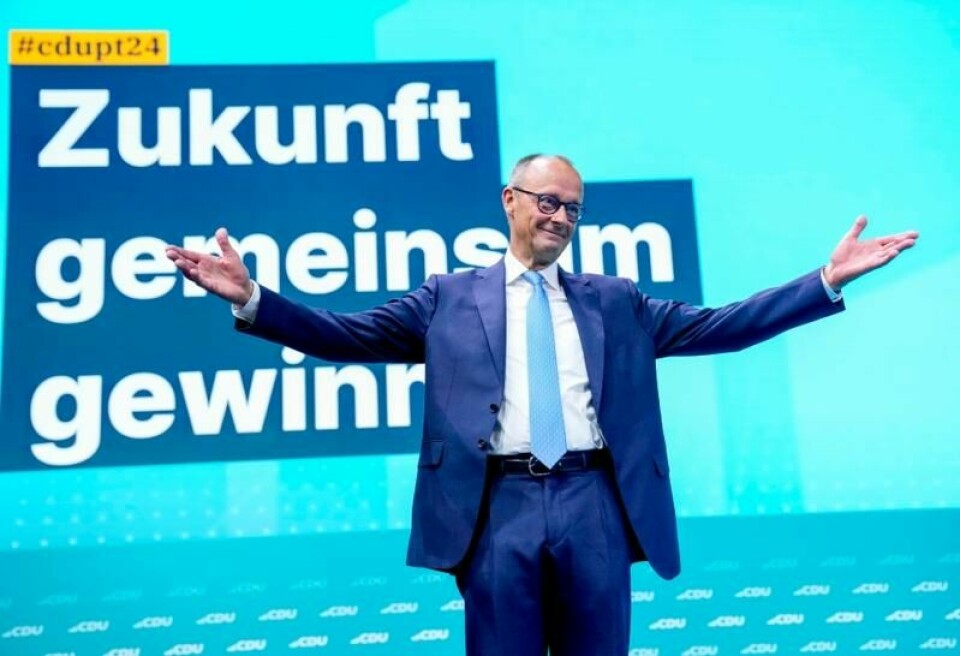 CDU-leder Friedrich Merz kan glede seg over mange rause pengebidrag fra partiets tilhengere i fjor.