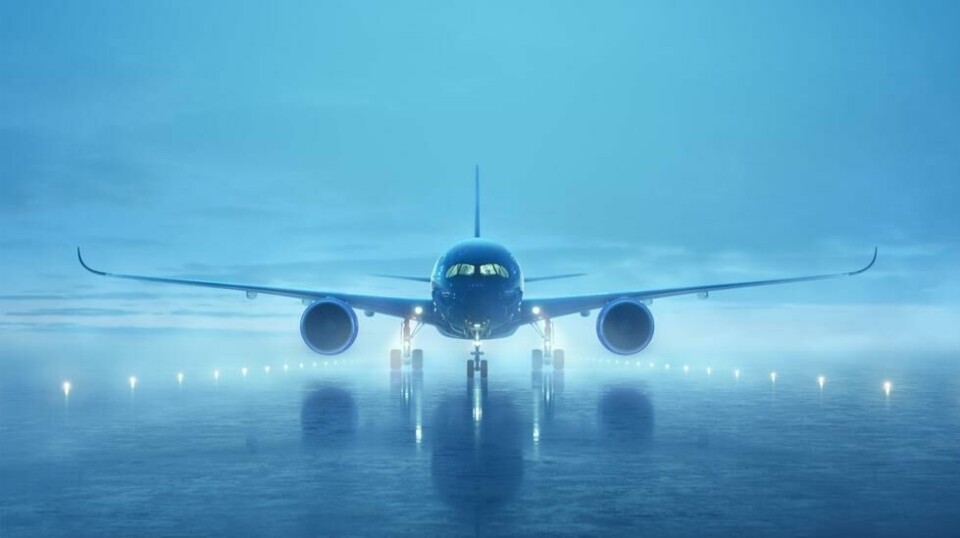 SAS ruster opp flåten sin. Mot slutten av 2019 får selskapet det første av åtte nybestilte Airbus A350-fly. Foto: SAS.