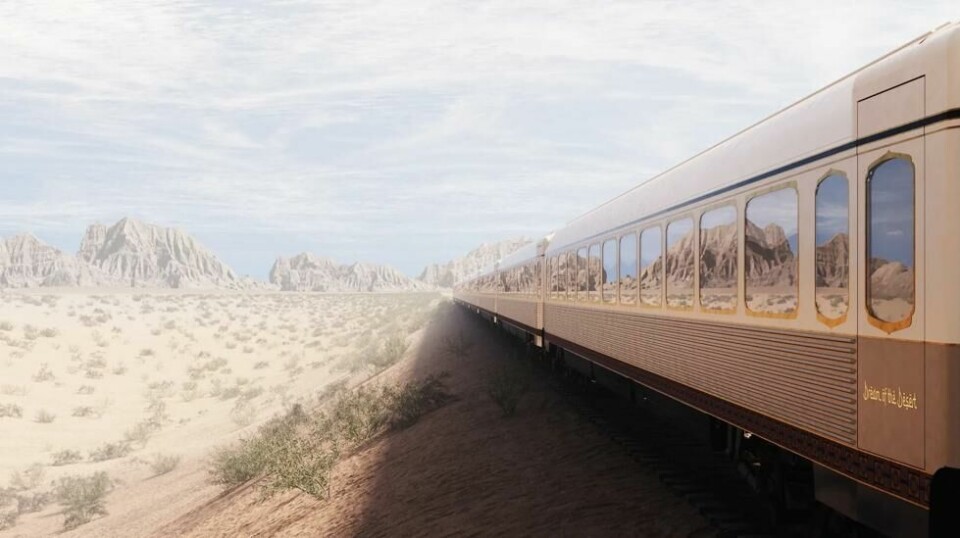 Saudi-Arabia lanserer neste år Dream of the Desert, et luksustog som skal tilby ørkencruise over 1200 kilometer.