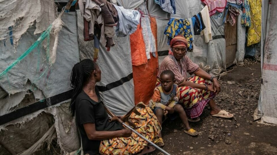 Beboere i flyktningleiren Don Bosco i Goma i Øst-Kongo. Foto: Moses Sawasawa / AP / NTB