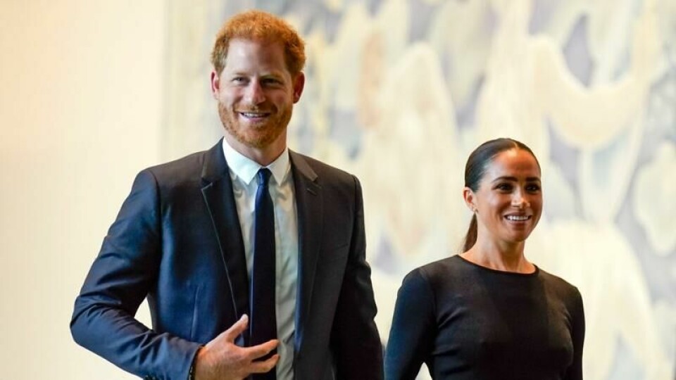 I årets julekort fra prins Harry og hertuginne Meghan får offentligheten et glimt av parets barn. Her er paret avbildet i 2022.