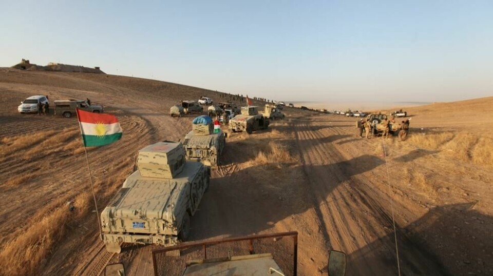 De kurdiske peshmerga-styrkene kaprer stadig større områder øst for Mosul. Nå venter de på ordren om å angripe den IS-kontrollerte millionbyen i nord-Irak.