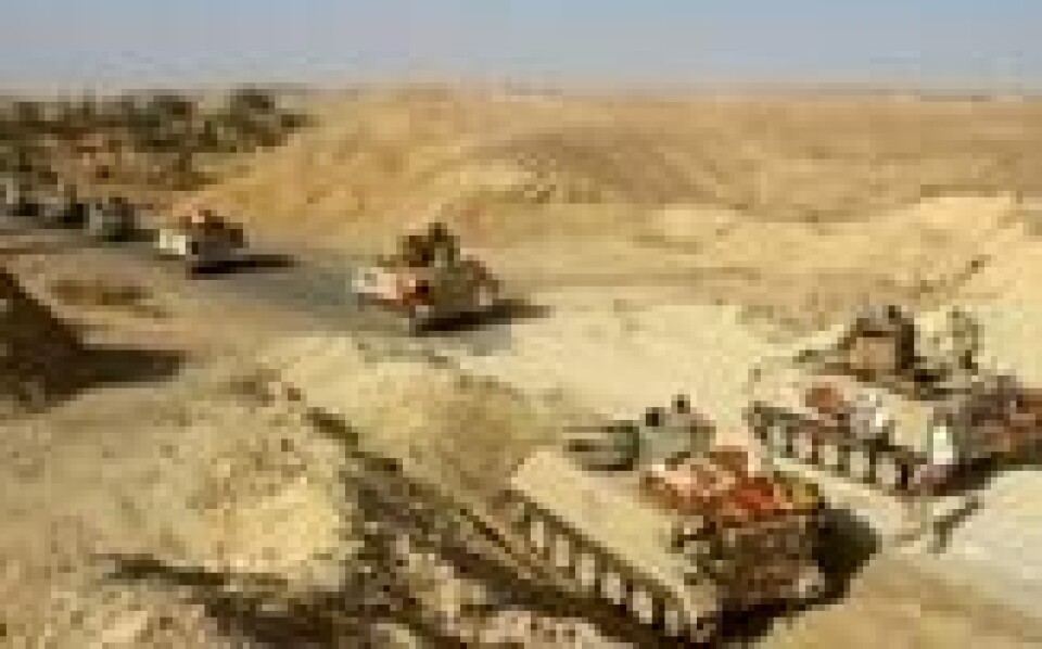 Irakiske styrker mobiliserer til det avgjørende slaget om Mosul. Irakiske styrker mobiliserer til det avgjørende slaget om Mosul. Foto: Moadh Al-dulaimi / AFP