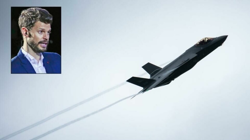 Et enstemmig Storting sluttet opp om forslag fra Bjørnar Moxnes (R) som skal sikre større innsyn og åpenhet rundt for eksempel anskaffelsen av det nye kampflyvåpenet F-35. Foto: NTB scanpix/ Forsvaret