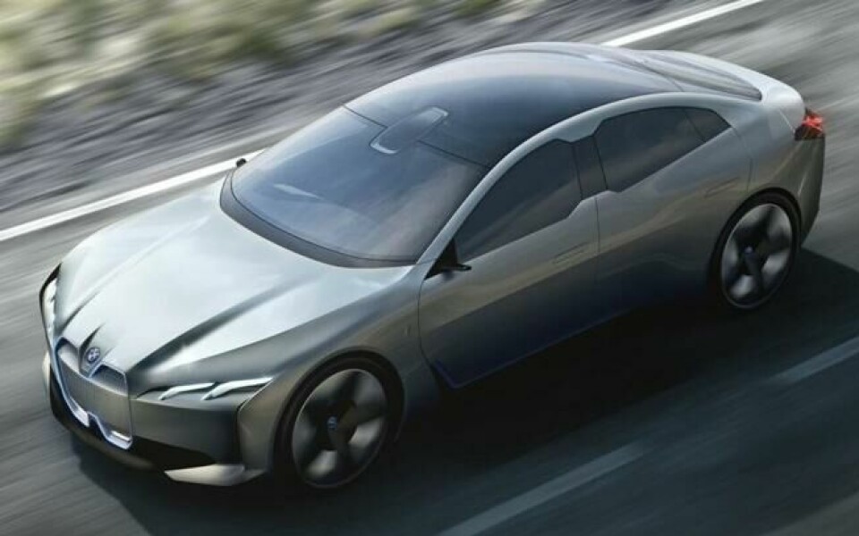 Dette er BMWs elektriske konseptbil i Vision Dynamics. Dette er BMWs elektriske konseptbil i Vision Dynamics.