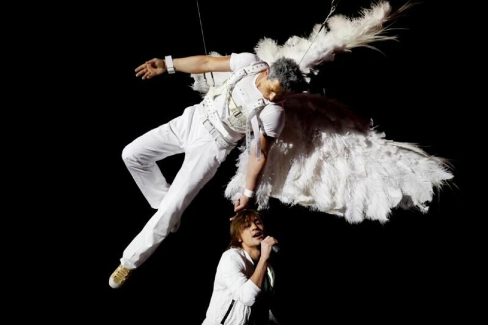 Russland har vunnet Eurovision én gang – i 2008 med Dima Bilan (nederst). Her opptrer han under Eurovision-finalen i Moskva året etter.