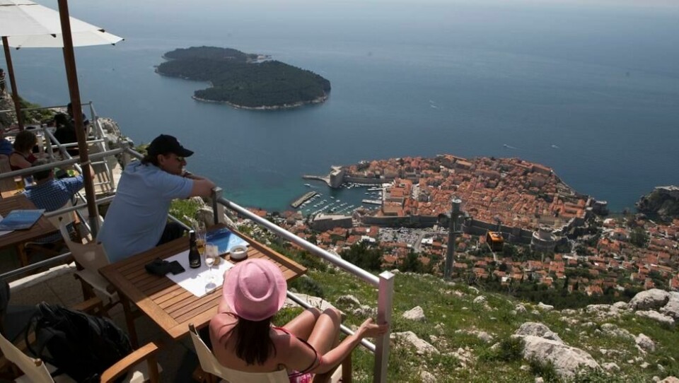 Pestøya Mrkan ligger langs innseilingen til Venezia, ikke langt fra Dubrovnik, som da het Ragusa. Pestøya Mrkan ligger langs innseilingen til Venezia, ikke langt fra Dubrovnik, som da het Ragusa. Foto: Darko Bandic / AP/NTB