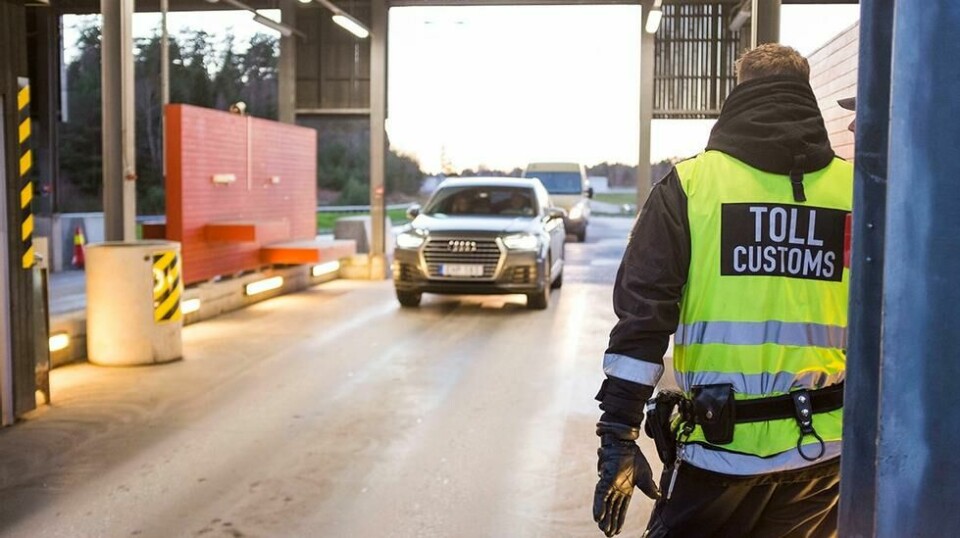 Grensekontrollen på Svinesund er fra denne uken bemannet døgnet rundt hele uka. Foto: Tor Erik Schrøder / NTB scanpix.