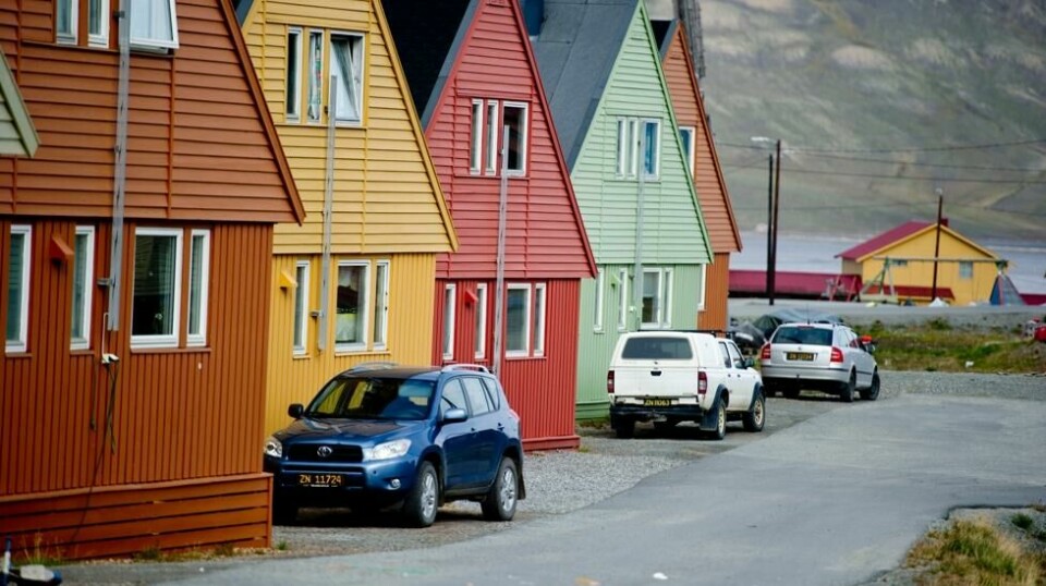 Illustrasjonsfoto fra Longyearbyen sentrum på Svalbard, 2015. Foto: Jon Olav Nesvold / NTB scanpix