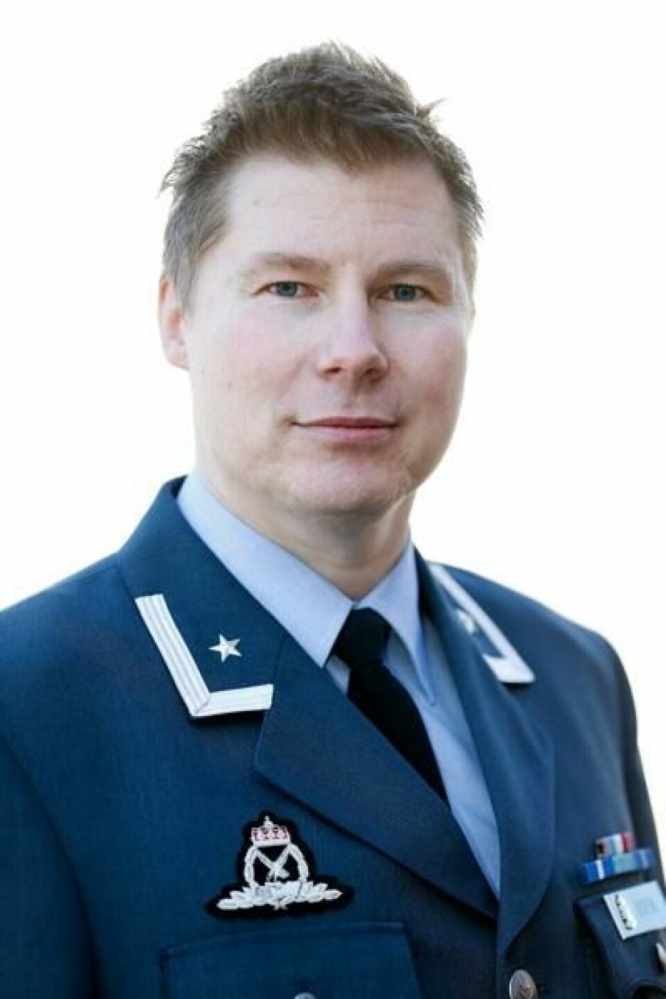 major Stian Roen, talsperson for Luftforsvaret. major Stian Roen, talsperson for Luftforsvaret. Foto: Thorbjørn Kjosvold/Luftforsvaret.