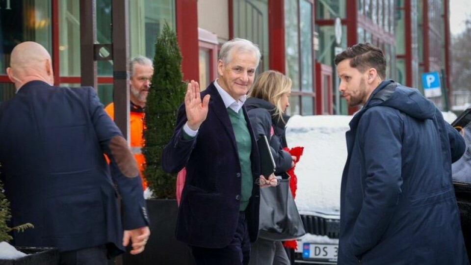 Statsminister Jonas Gahr Støre (Ap) i Trøndelag tirsdag.