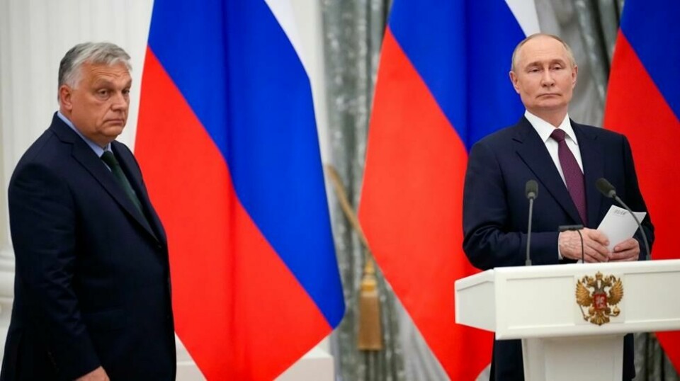 Tyskland mener at Ungarns formannskap i EU allerede har gjort skade. Ungarns statsminister Viktor Orban har særlig fått kritikk for sine reiser til Kina og Russland. Foto: Aleksander Zemlianitsjenko / AP / NTB