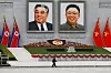 Kim Jong-uns sine forfedre, Kim Il-sung og Kim Jong-il. Foto: Damir Sagolj / Reuters