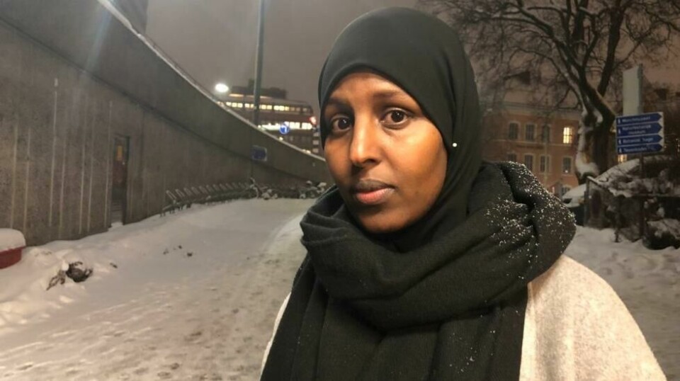 I fjor ble Faisa Warsame utsatt for rasisme på Tøyen i Oslo. En kvinne i 30-årene er tiltalt for det som blir kalt et rasistisk angrep.Foto: Steffen Zachariassen / ABC Nyheter