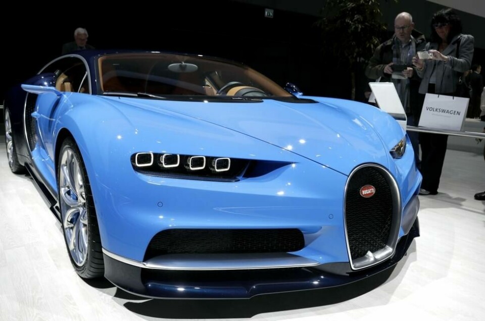 Illustrasjonsfoto: Bugatti Chiron. Foto: AP Illustrasjonsfoto: Bugatti Chiron. Foto: AP