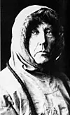Roald Amundsen (1872-1928) krysset Nordøstpassasjen i 1918-1920 med skipet «Maud». I vinter tok ferden to uker. Foto: NTB / NTB scanpix