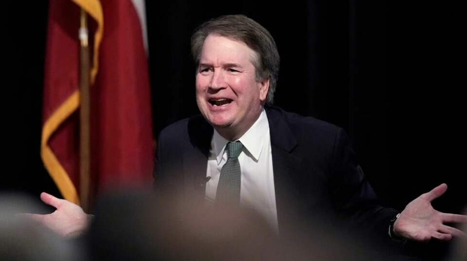 Brett Kavanaugh ble nominert som dommer i USAs høyesterett av daværende president Donald Trump 8. juli 2018. Foto: AP/Eric Gay