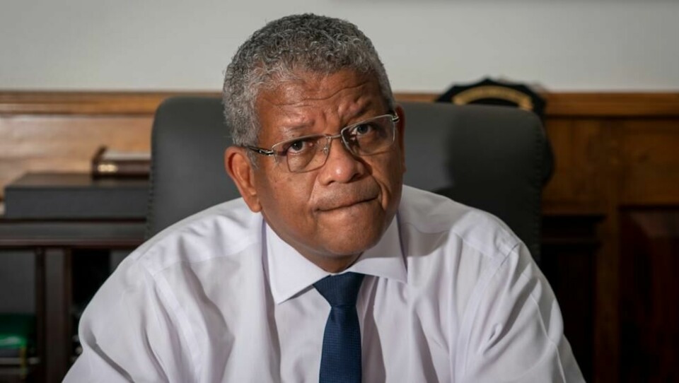 President Wavel Ramkalawan mener at det handler om liv og død. President Wavel Ramkalawan mener at det handler om liv og død. Foto: Salim Ally / AP/NTB