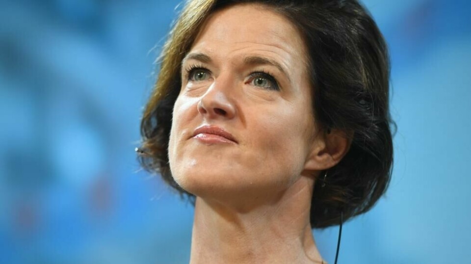 Anna Kinberg Batra må gå som statsforvalter i Stockholm etter at regjeringen i Sverige ikke lenger har tillit til henne. Foto: Fredrik Sandberg/TT / NTB