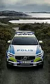 Volvo V90 Cross Country i polis-utgave.